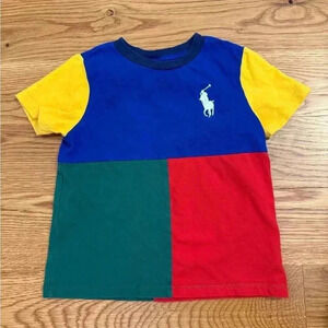 Ralph Lauren Baby Boy Colorblock TShirt size 24 months
